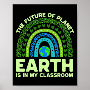 Earth Is In My Clroom Earth Day Environmental Rain Poster