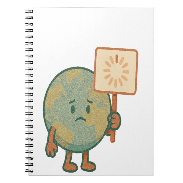 Earth is Loading... Please Wait Notebook (Front)