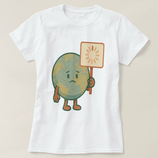 Earth is Loading... Please Wait T-Shirt (Design Front)
