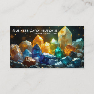 Earth Jewels Crystals and Gemstones Business Card