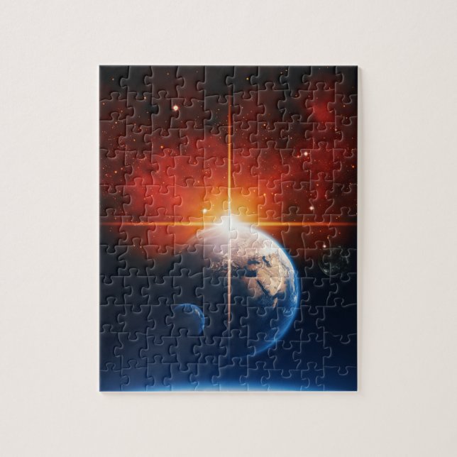 earth jigsaw puzzle (Vertical)