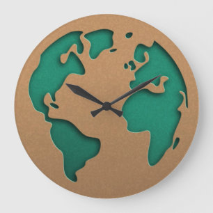 Earth  large clock