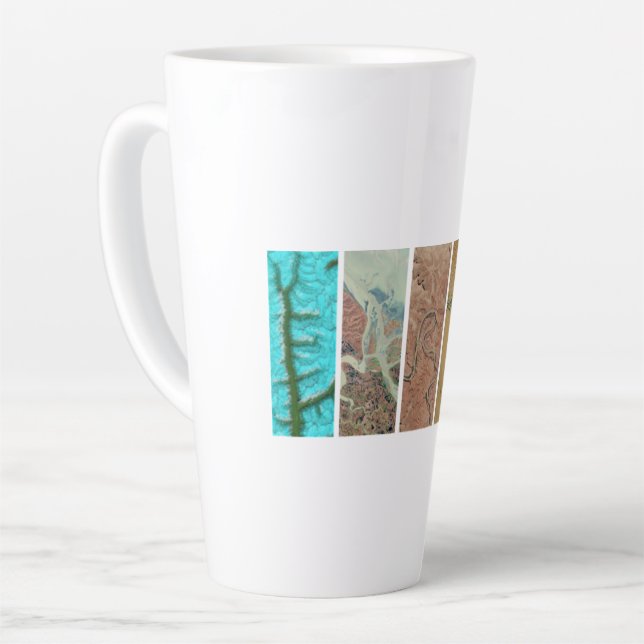 Earth Latte Mug (Left Angle)
