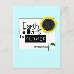 Earth Laughs in Flower Postcard