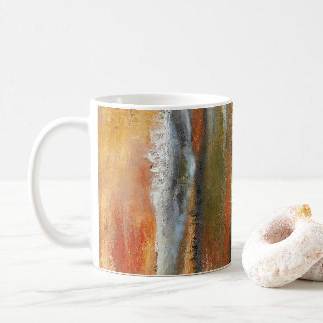 Earth Layers Abstract Mug (With Donut)