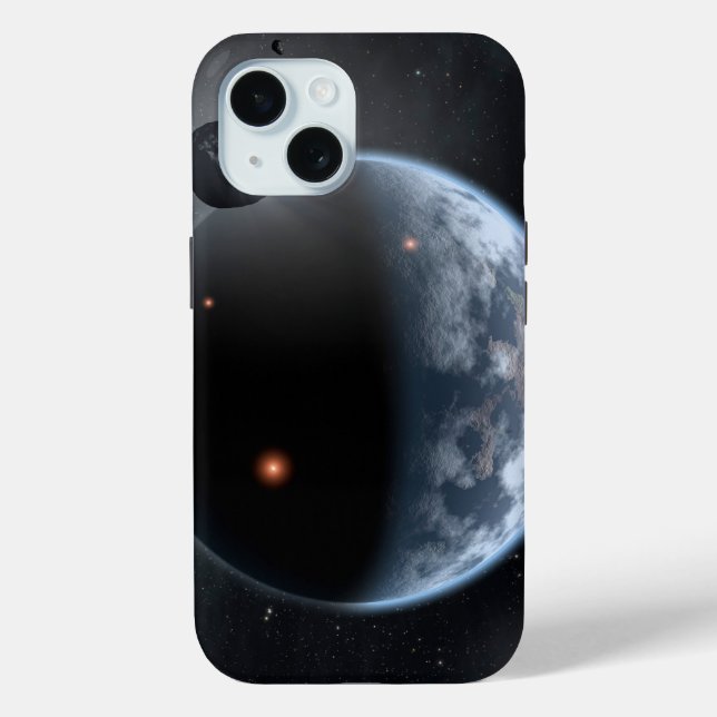 Earth-Like Planet With Oceans Coating Its Surface. Case-Mate iPhone Case (Back)