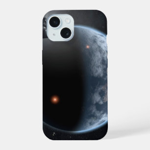 Earth-Like Planet With Oceans Coating Its Surface. iPhone 15 Case