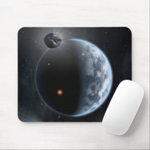 Earth-Like Planet With Oceans Coating Its Surface. Mouse Pad
