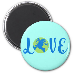 Earth Love Climate Change Environmental Magnet