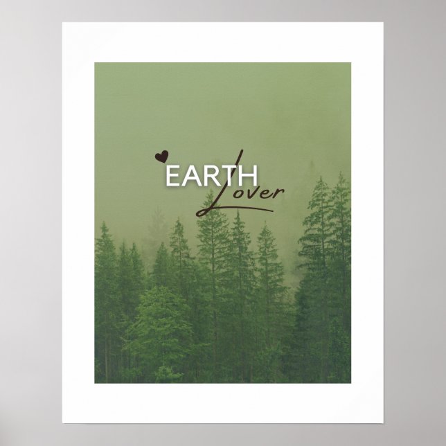 Earth lover Print, Value Poster Paper (Matte) (Front)