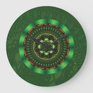Earth Mandala Clock