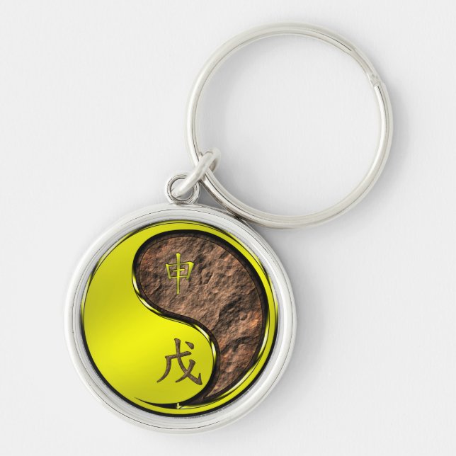 Earth Monkey Key Ring (Front)