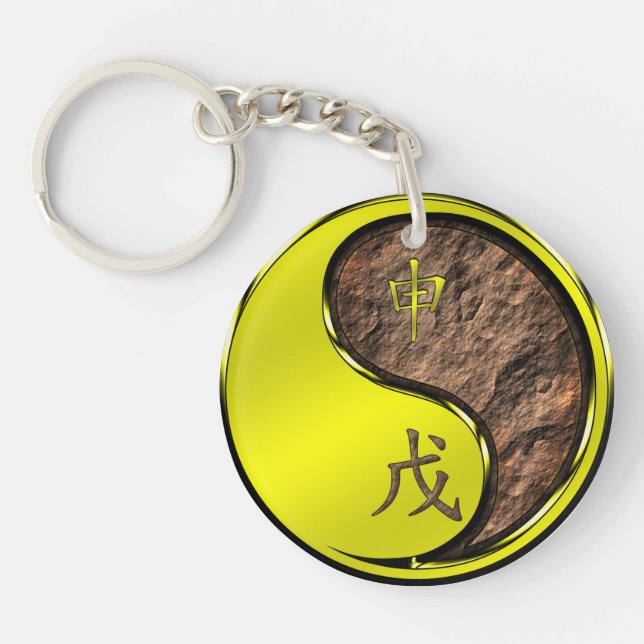 Earth Monkey Key Ring (Front)