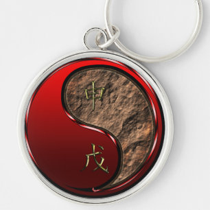 Earth Monkey Key Ring