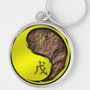 Earth Monkey Key Ring