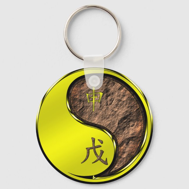 Earth Monkey Key Ring (Front)