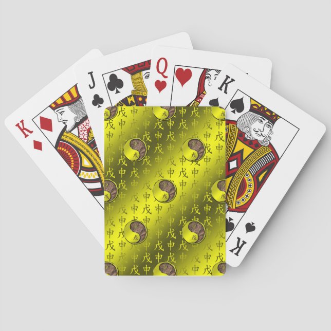 Earth Monkey Playing Cards (Back)