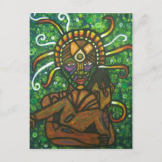 Earth Mother Postcard
