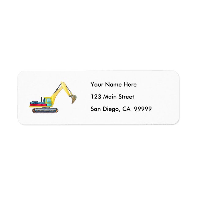 Earth Mover Return Address Label (Front)