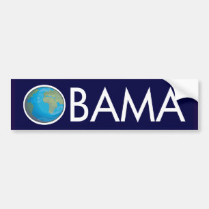 Earth Obama Bumper Sticker