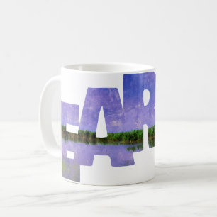 Earth Our Home Blue Summer Sky and Water Coffee Mug