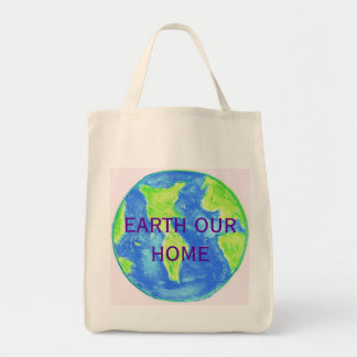 EARTH OUR HOME MARKET TOTE