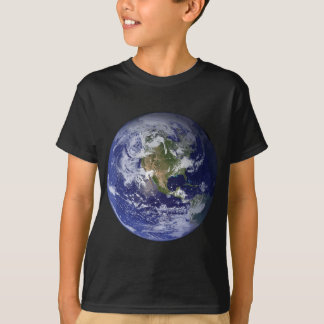 Earth Planet Flat Earth North America Globe Space  T-Shirt