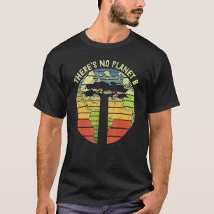 Earth Planet Space Science Climate Change  Retro T-Shirt