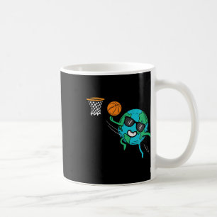 Earth Playing Sketll Earth Day Sports Men Women Bo Coffee Mug
