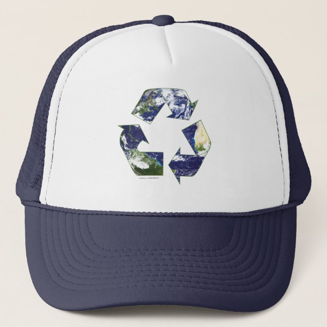 Earth - Recycling Trucker Hat (Front)