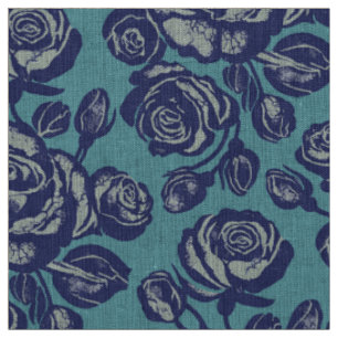 Earth Rose Blues Fabric