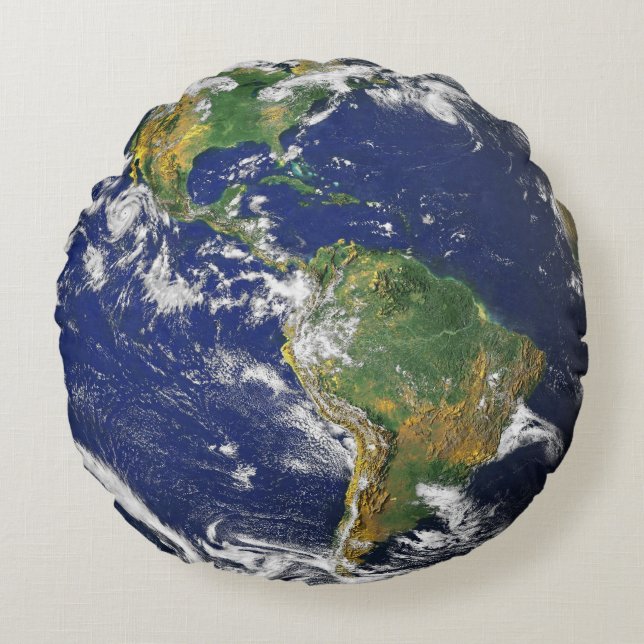 Earth Round Cushion (Front)