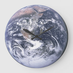 Earth Round Wall Clock