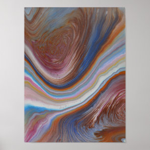 Earth’s Hidden Waves – Abstract Fluid Art Print