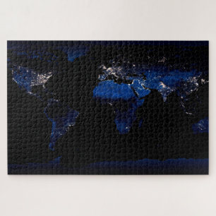 Earth’s land surface and islands from space jigsaw puzzle