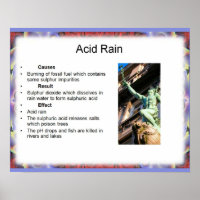 Earth science, Environment acid rain