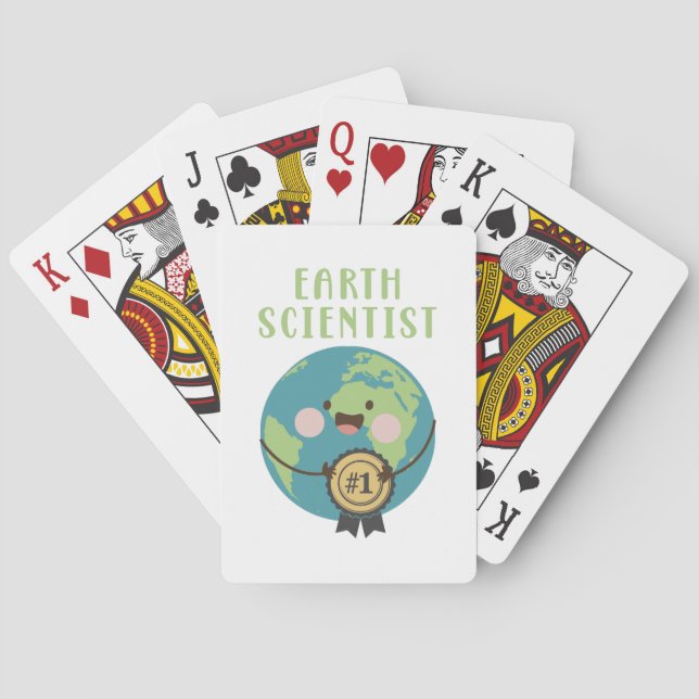 Earth Scientist Playing Cards (Back)