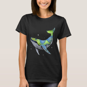 Earth Sea Planet Orcas Whale Save The Planet Earth T-Shirt