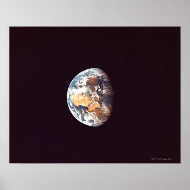 Earth Seen from Space Poster (Front)