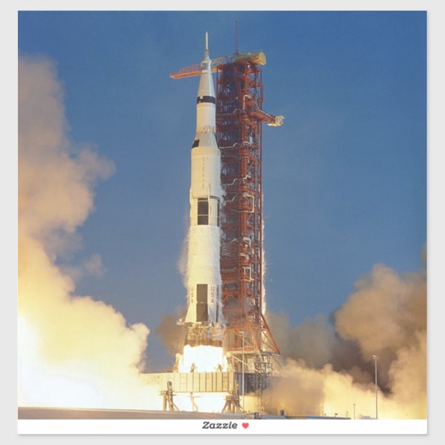 Earth Shakes as Saturn V Blazes Skyward to Moon (Sheet)