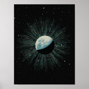 Earth Shine Poster