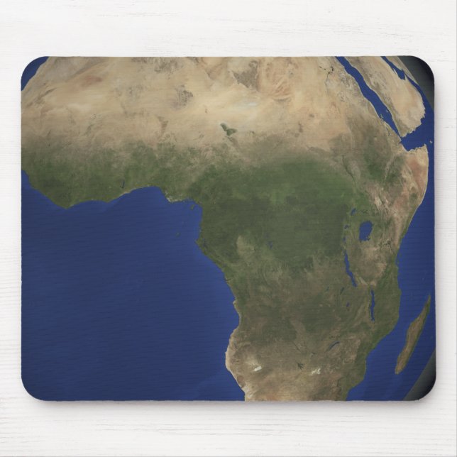 Earth showing landcover over Africa Mouse Pad (Front)
