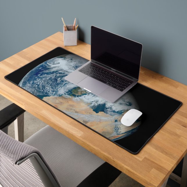 Earth Showing North Africa And Southwestern Europe Desk Mat (Office 2)