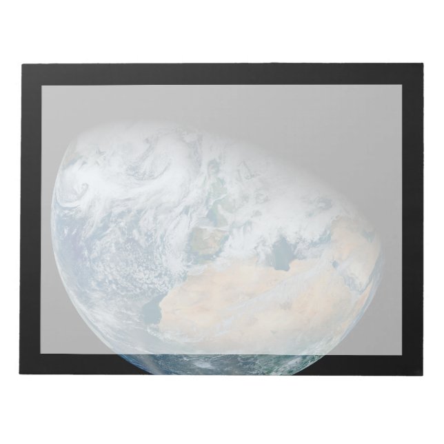 Earth Showing North Africa And Southwestern Europe Notepad (Front)