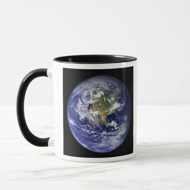 Earth showing the western hemisphere mug (Left)