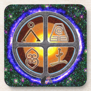 Earth Signs Coaster