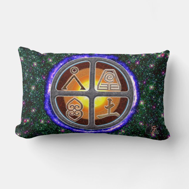 Earth Signs Lumbar Cushion (Front)