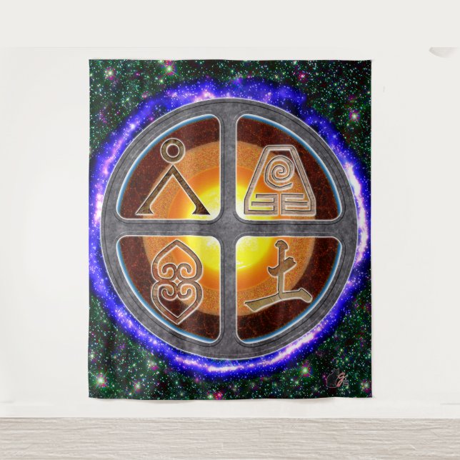 Earth Signs Tapestry (Front)