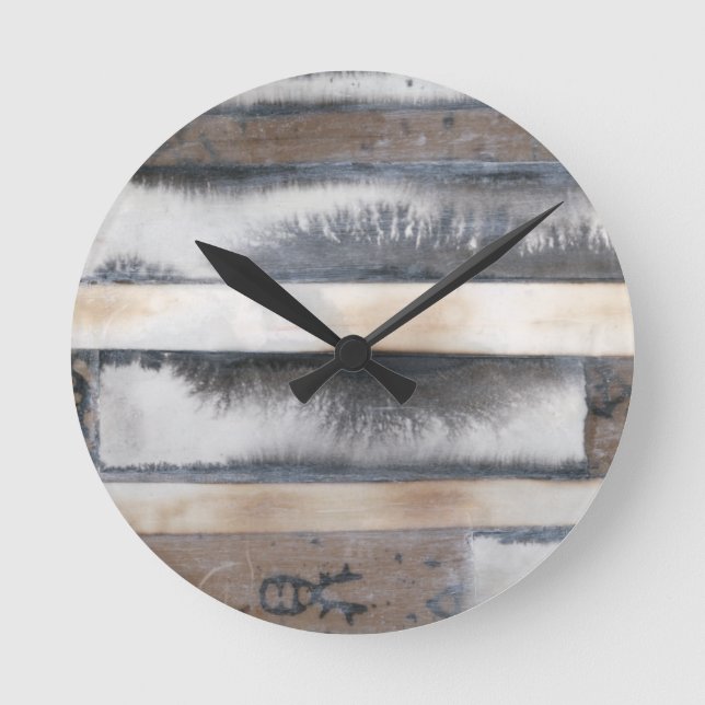 Earth & Smoke I Round Clock (Front)
