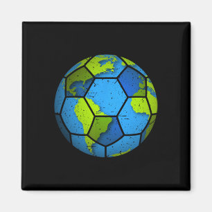 Earth Soccer Ll. Earth Day Favours. Funny Earth Da Magnet